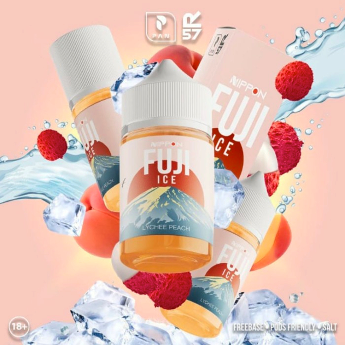 LIQUID 60ML R57 NIPPON FUJI ICE LYCHEE PEACH