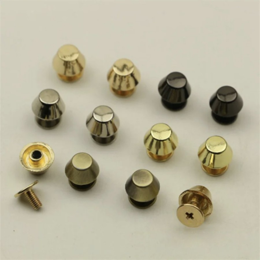 12pcs Kaki Tas Kerucut 10mm Stainless Anti Karat Mur Baut