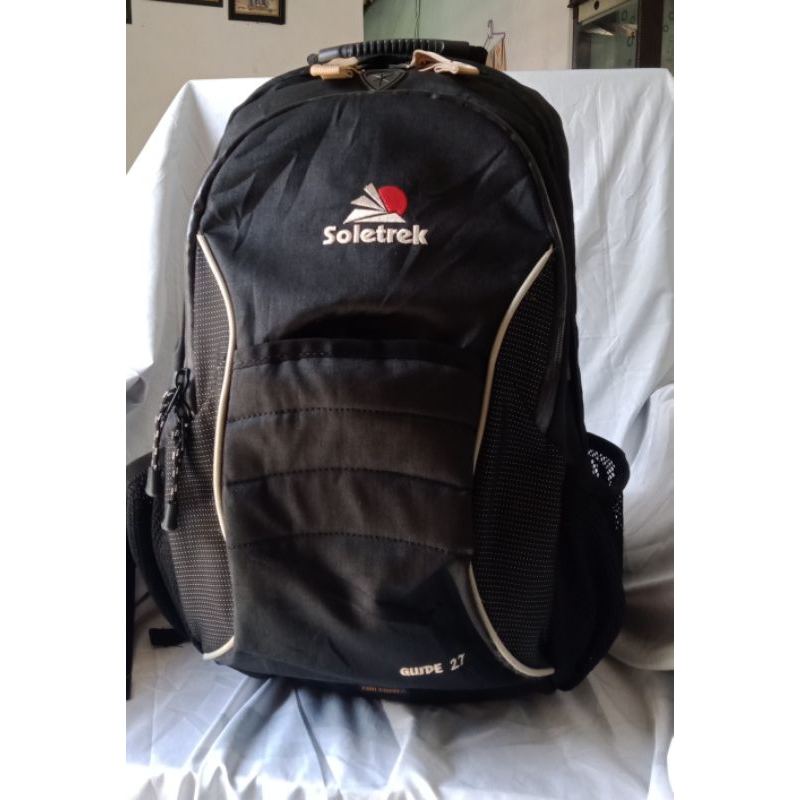 [TIDAK NEGO] RANSEL SOLETREK WARNA HITAM