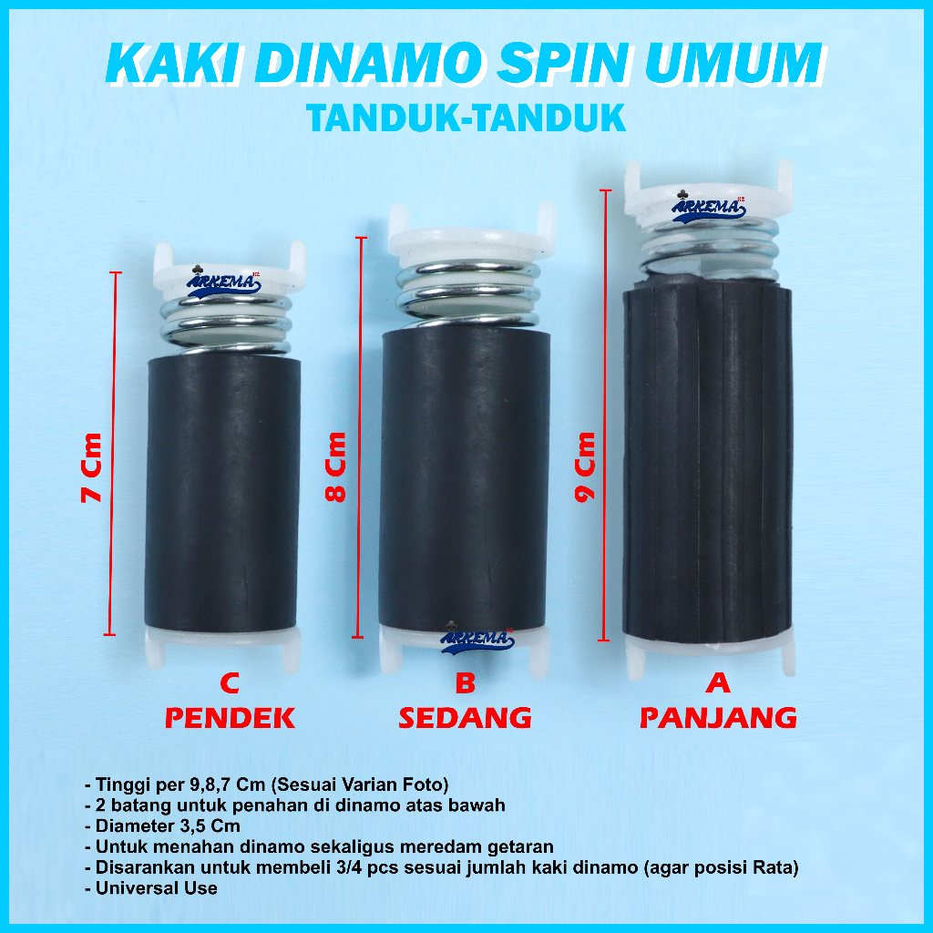 KAKI DINAMO SPIN MULTI | DUDUKAN PER SPRING MOTOR PENGERING MESIN CUCI 2 TABUNG UNIVERSAL