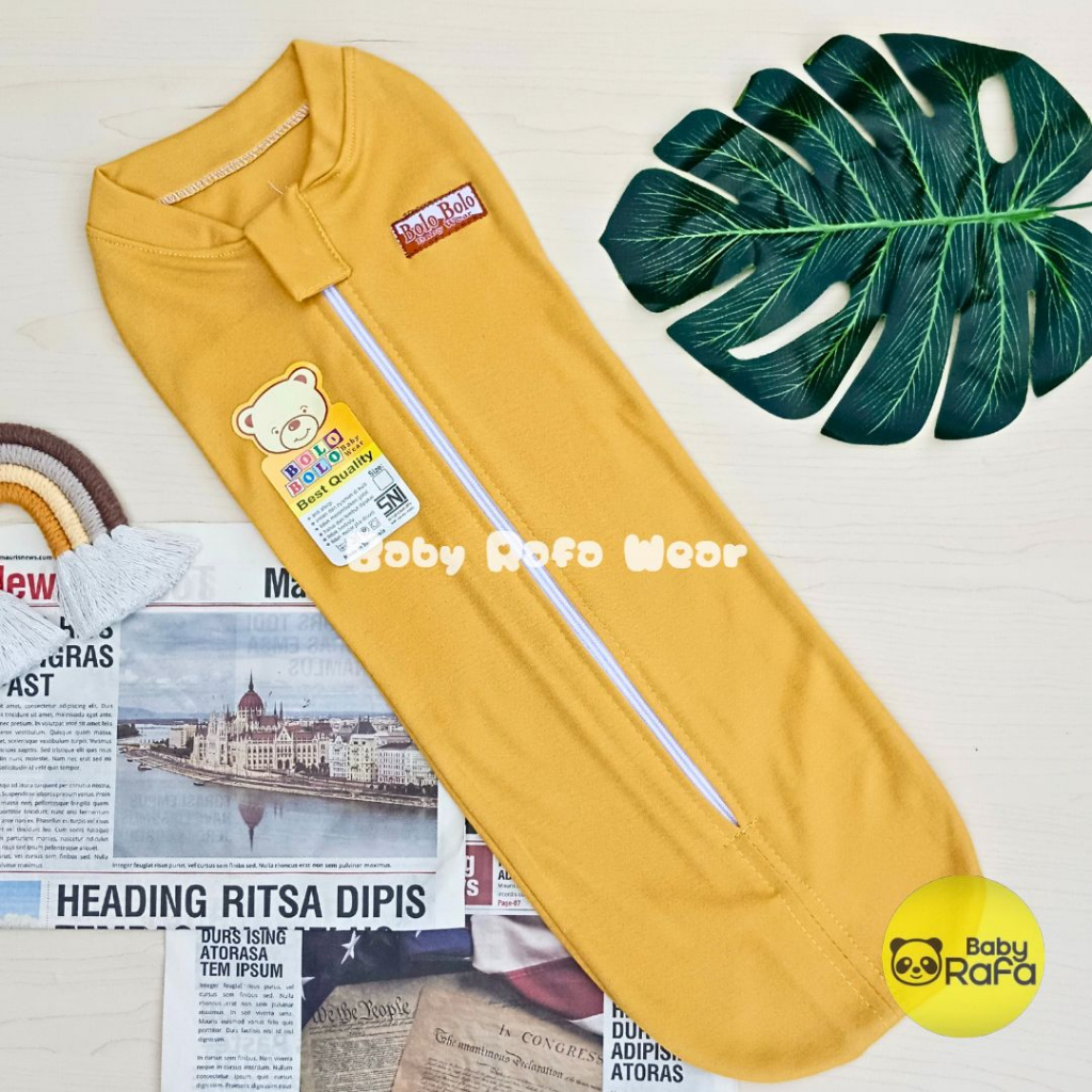 Serian Mustard - 3 pcs Bedong INSTAN RESLETING MUSTARD SERIES merk SNI Bolo - Bolo / Bedong Bayi INSTAN Serian Mustard