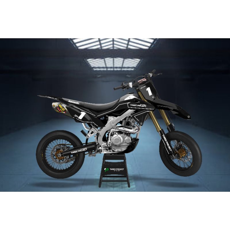 BLACK ARMY|DECAL|STICKER MOTOR|KLX|CRF|YAMAHA WR