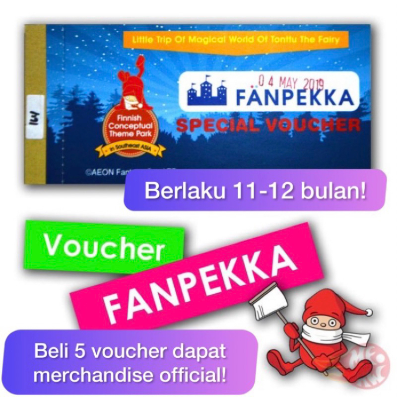 Tiket Voucher FANPEKKA AEON Mall JGC Jakarta Garden City