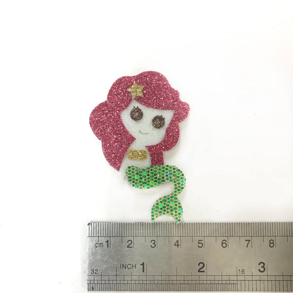 1 PC - APLIKASI MERMAID | MERMAID GLITTER | MERMAID KILAP