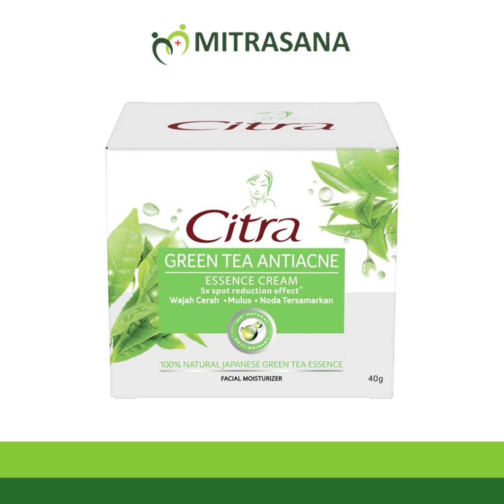 Citra Face Cream Moisturizer Pelembab Wajah Green Tea Anti Acne 40 gr