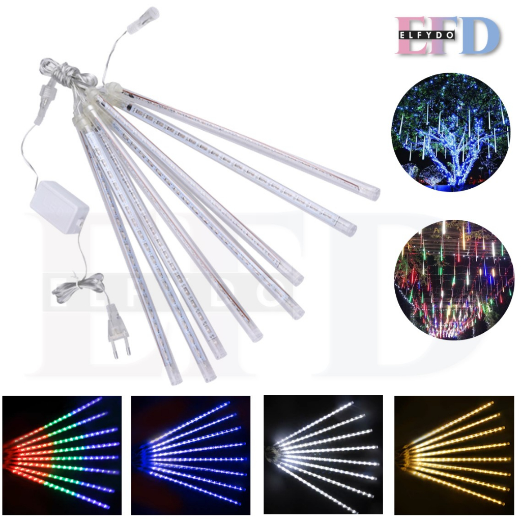 ELFYDO TUMBLR METEOR Lampu Meteor LED 50cm RGB 1set 10batang