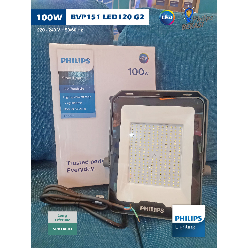 Philips Lampu Sorot BVP151 100 Watt