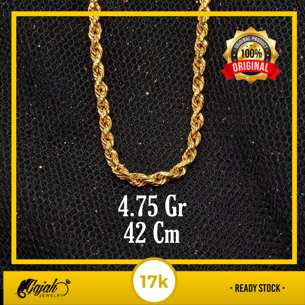 Kalung Emas 17K - 4.75 Gr Kadar 750 - 5279