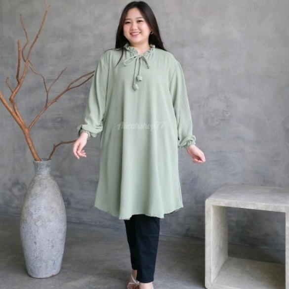 baju atasan jumbo wanita blouse kerly bigsize