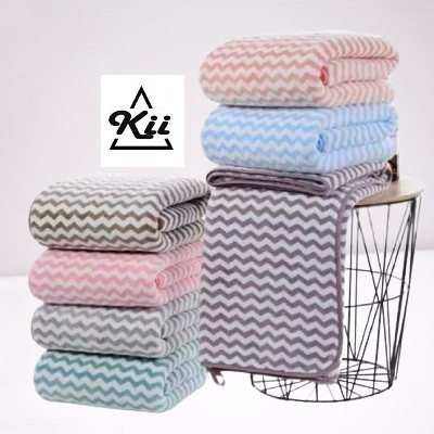 Handuk Anak Microfiber Motif Zigzag