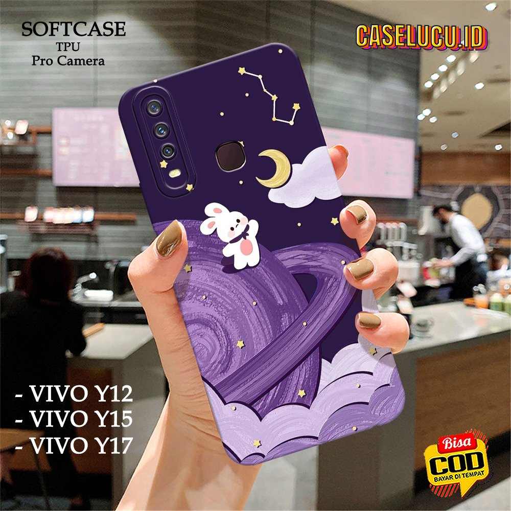 Casing Hp Vivo Y12 / Y15 / Y17 Terbaru - Fashion Case Kartun - Case Vivo Y12 / Y15 / Y17 - Soft Case