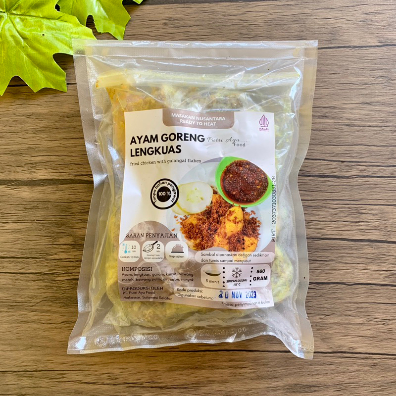 

Putri Ayu Food Ayam Goreng Lengkuas 560gr