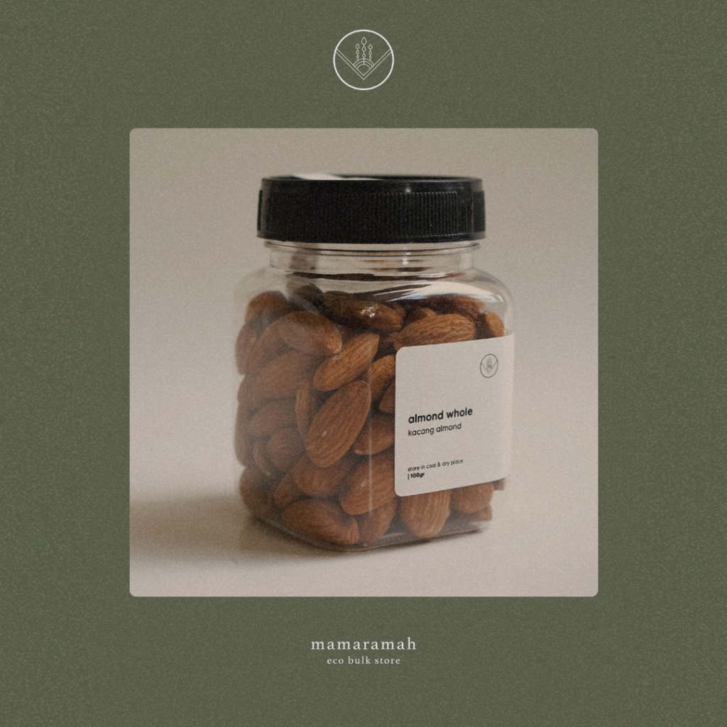 

Kacang Almond Utuh - Raw Almond Whole