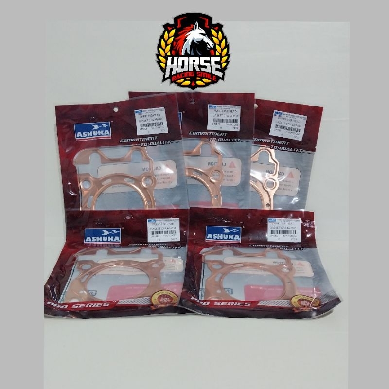 PAKING HEAD TEMBAGA ASHUKA VARIO 150 PCX ADV 59 MM/60 MM/61 MM/62 MM/63 MM