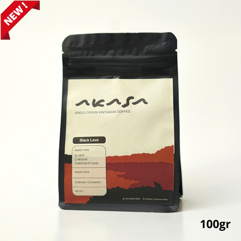 

Akasa Coffee bean | Black Lava 100gr