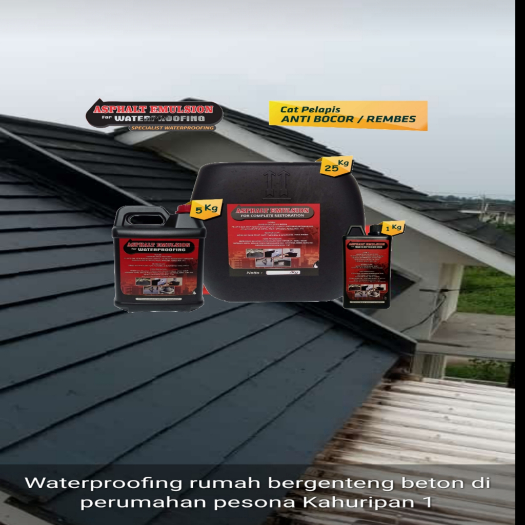 Asphalt Emulsion Waterproofing 1 Kg - Aspal Nusantara Jasa Waterproofing