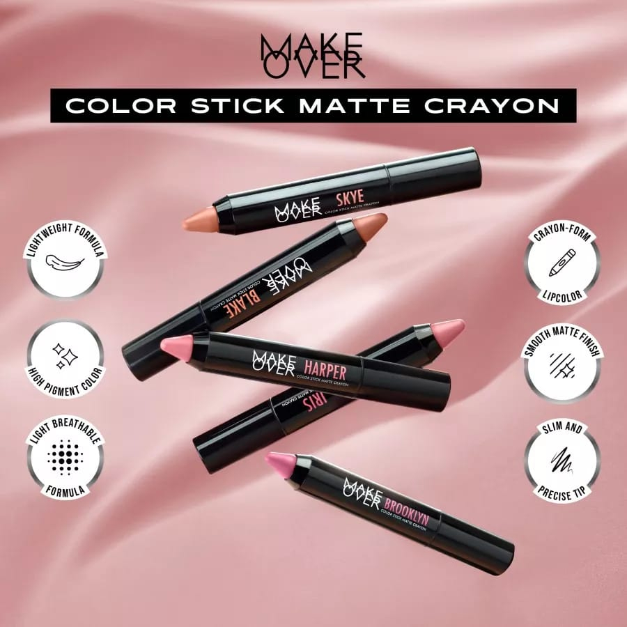 Make Over Color Stick Matte Crayon 2.6g | Lipstick Matte