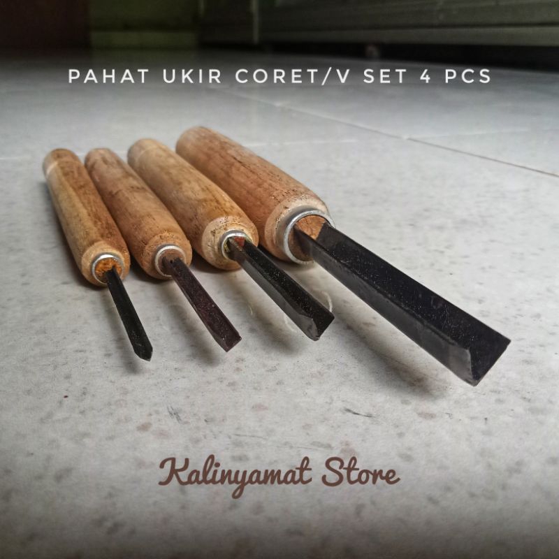 PAHAT UKIR JEPARA PAHAT UKIR CORET/V SET 4 PCS