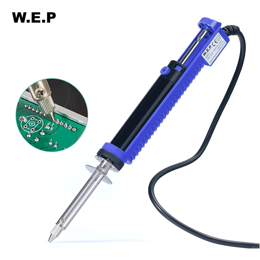 WEP 929D-V Tin Sucker Electric Desoldering Iron Solder Sucker Desolder