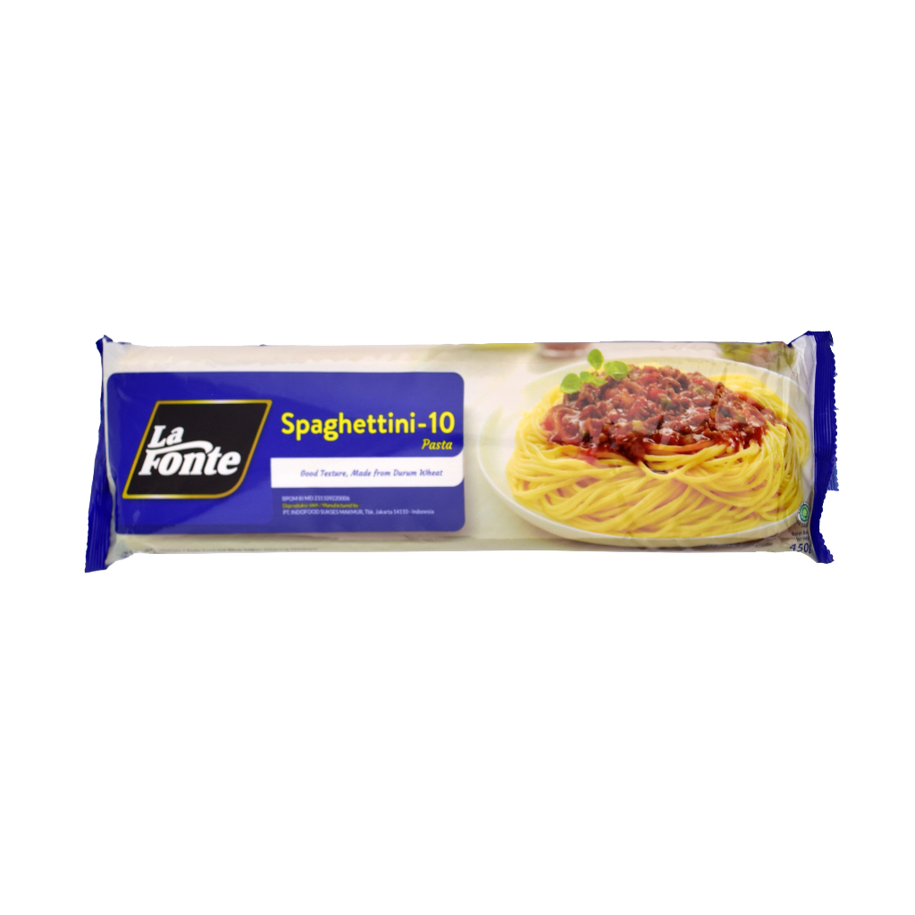 

PASTA SPAGETI INSTANT LA FONTE 450 GR SPAGHETTI 10