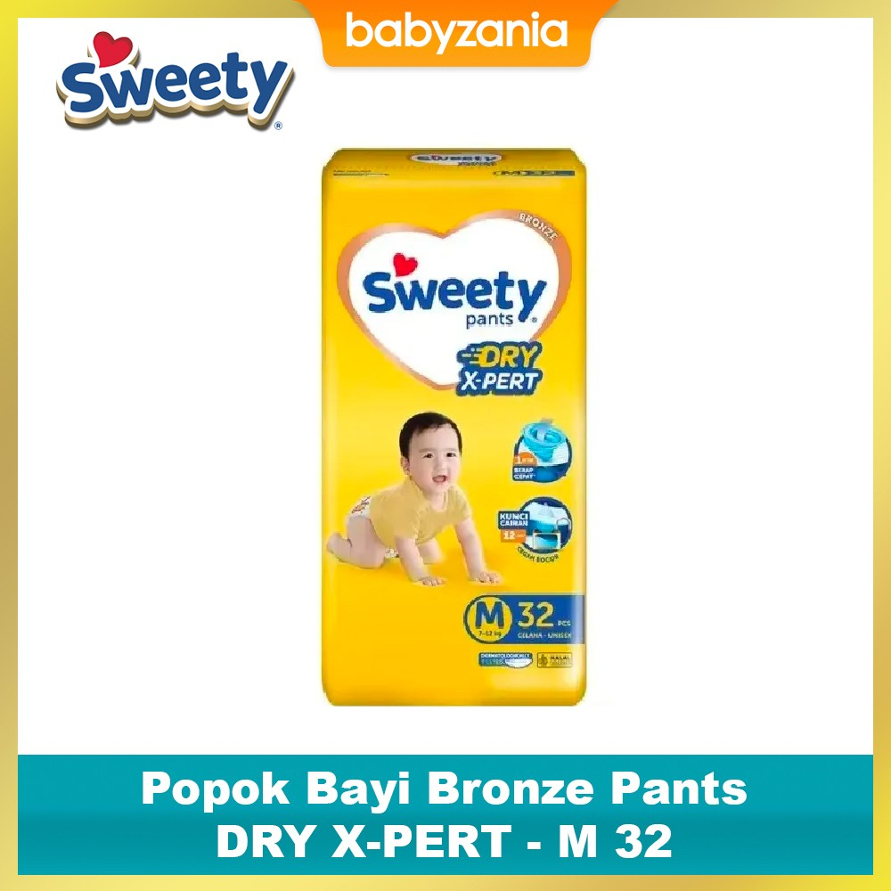 Sweety Popok Bayi Bronze Pants DRY X-PERT - M 32