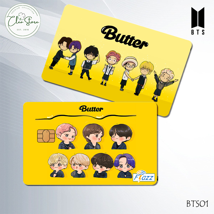KARTU FLAZZ BCA GEN 2 / EMONEY - BTS Butter Edition