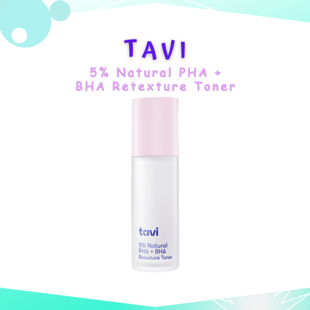 Tavi 5% Natural PHA + BHA Retexture Toner 100ml