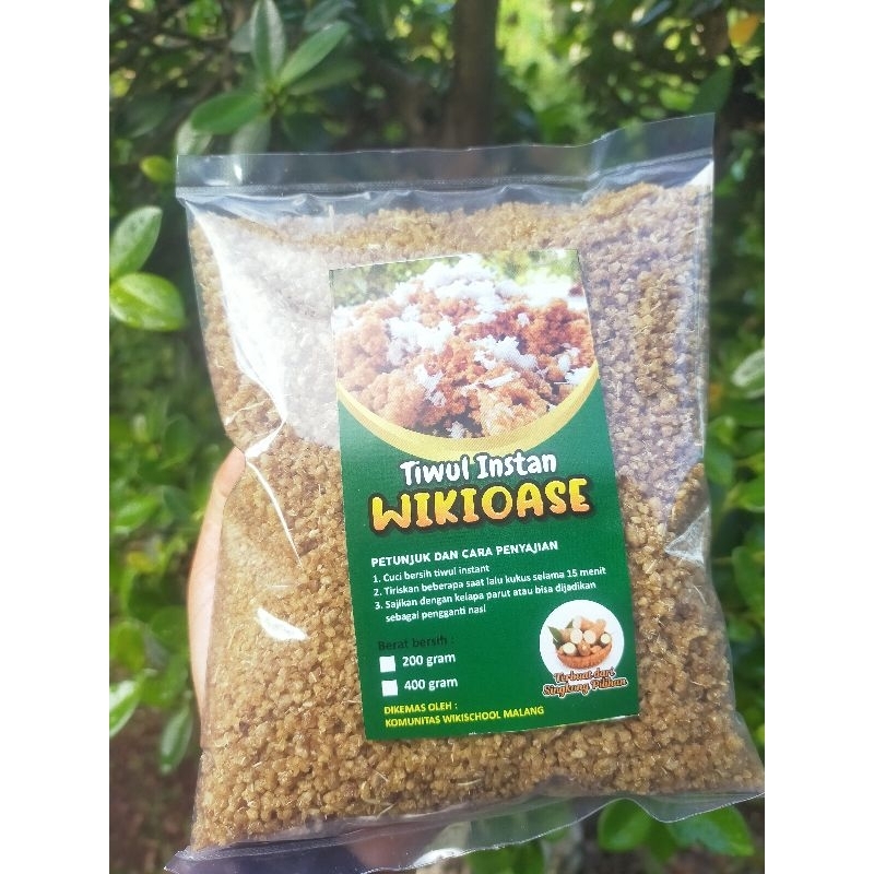 

Thiwul Instan Singkong Malang Makanan Pengganti Nasi Rendah Gula dan Kalori Wikioase 400 gram