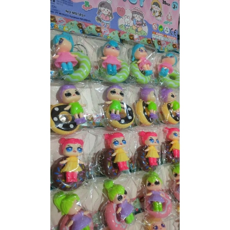 Mainan Fk Gk Donat Plus Boneka Lol set 20pc