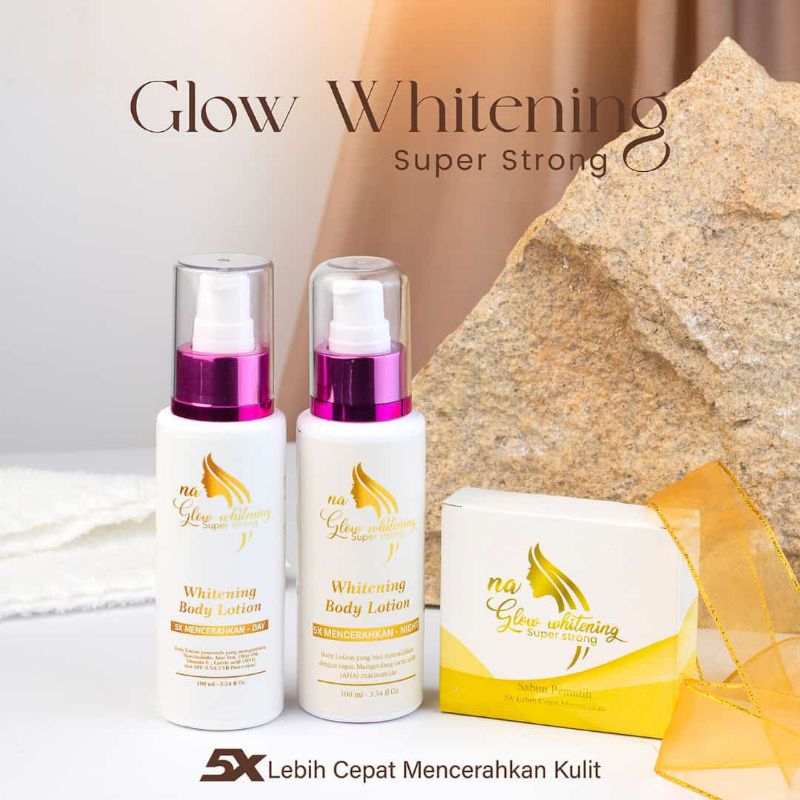 HB.Na Glow whitening siang. malam. sabun