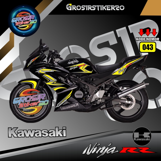 STRIPING VARIASI KAWASAKI NINJA RR / STIKER VARIASI
