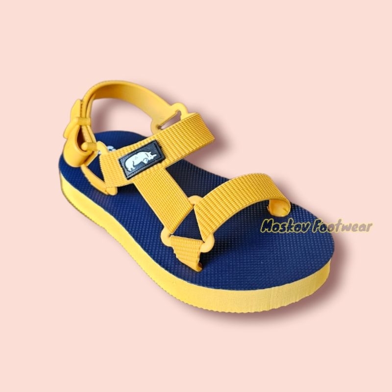 Sandal Munims Kids Baby Tali Sendal Anak Laki Laki Perempuan Mix Yellow