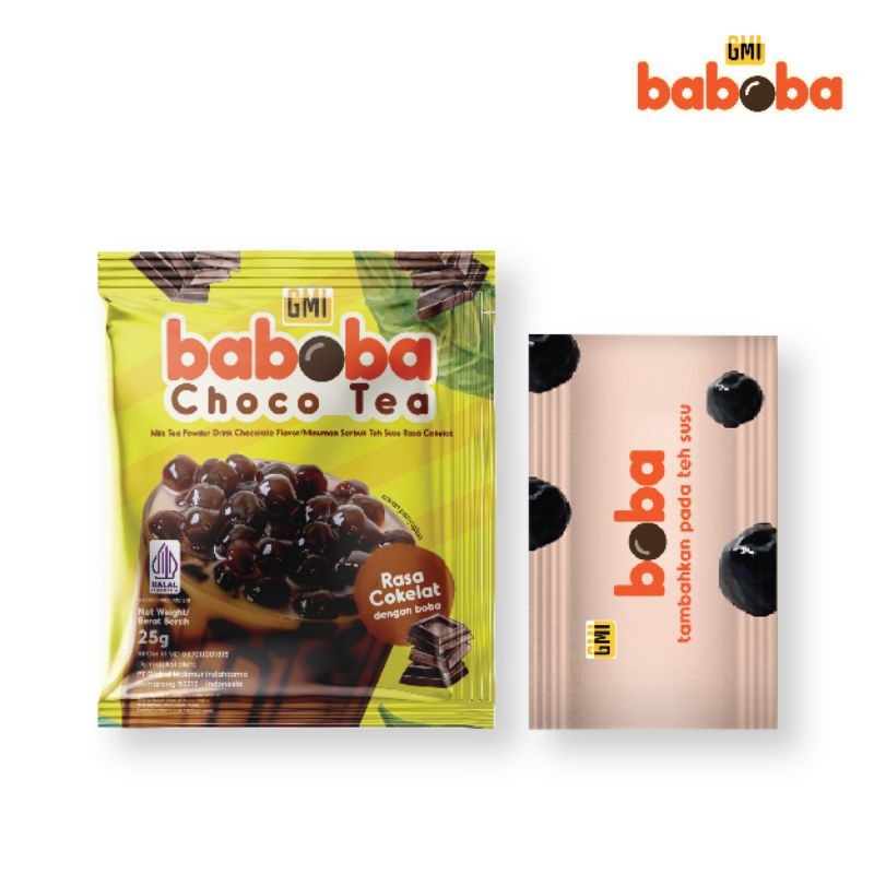 

Baboba Choco Tea (rasa coklat)