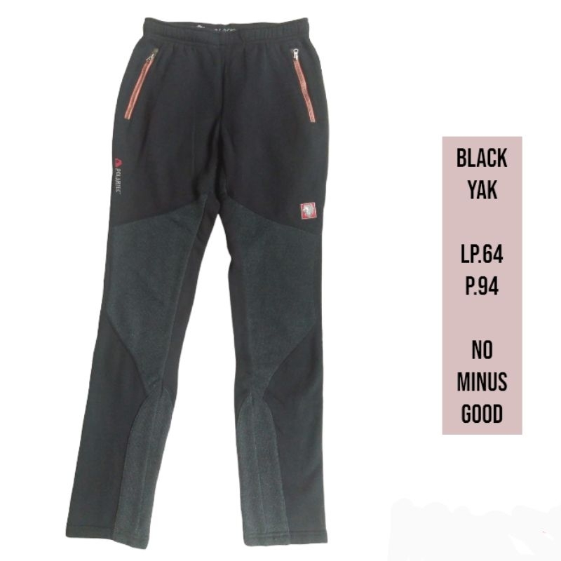 Celana Outdoor Tebal Black Yak seken second