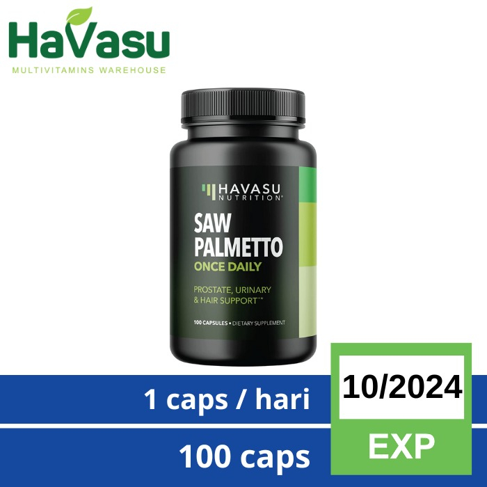 Havasu Saw Palmetto Extra Strength for Prostat Prostate 100 Caps - Best Seller in USA