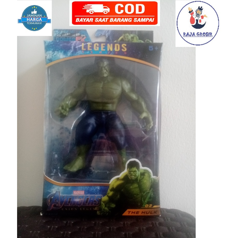 Mainan Action Figure Marvel Avengers / Mainan Anak Action Figure Avengers Hulk Besar V2