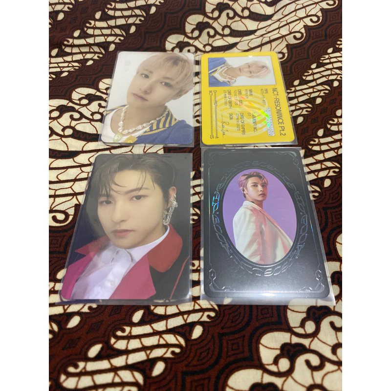 PC Photocard Renjun Departure Arrival ID Card Resonance YB Renjun NCT 2020 Resonance