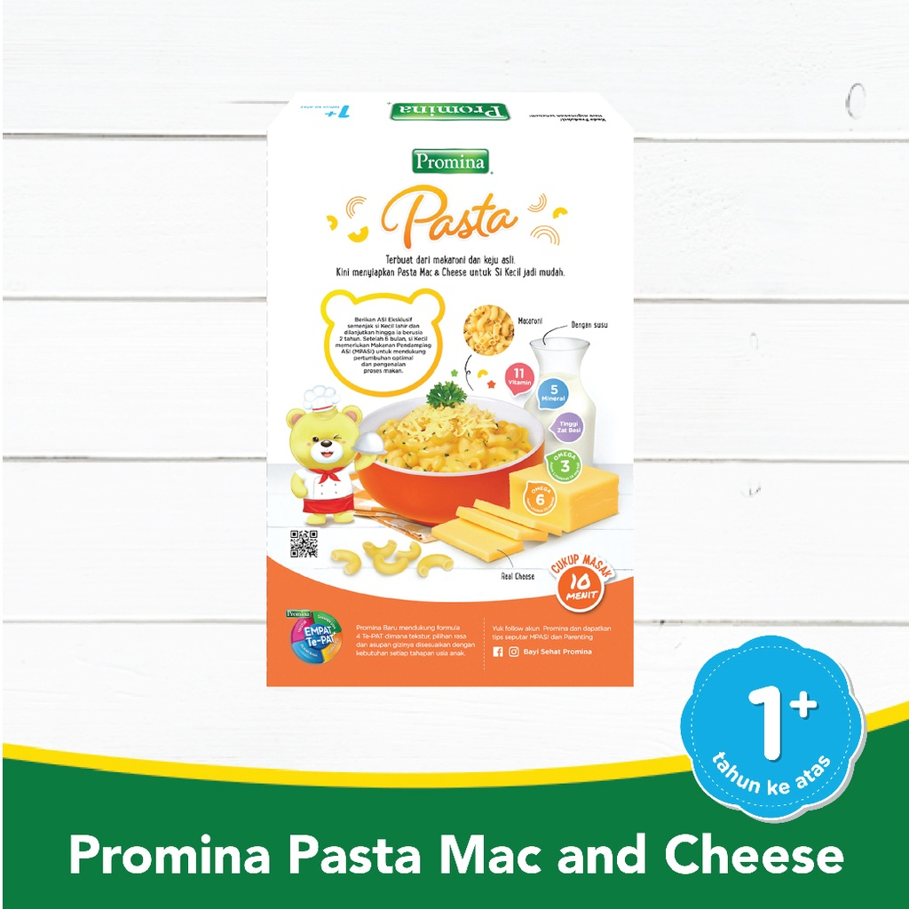 Promina Mac n Cheese 1 Tahun+ 70gr Cemilan bayi BB Booster, Anti GTM Biskuit bayi Makanan MPASI Bayi yummybebi