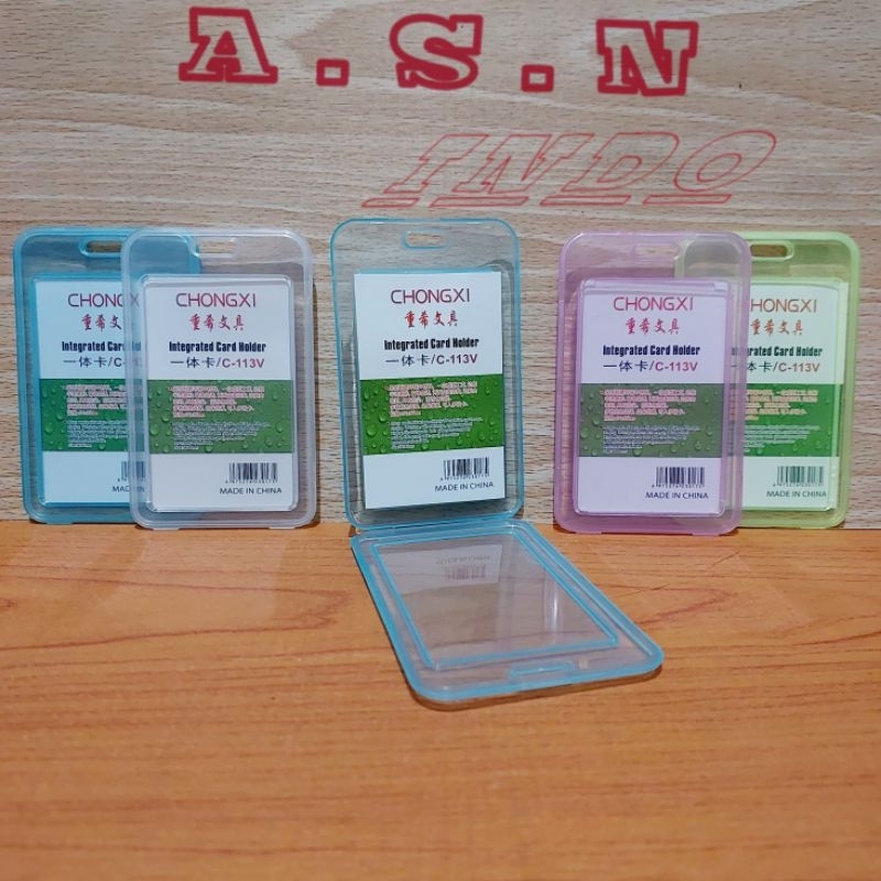 Tempat Kartu Id Card 2 Sisi Bening Transparan Casing Id Card Transparan 2 Sisi Holder Id Card Plasti