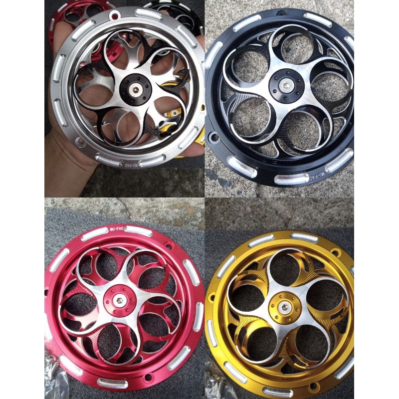 COVER PELINDUNG KIPAS SPINER RADIATOR MESIN MOTOR MOTOR KIPAS VESPA BEAT SCOOPY MIO