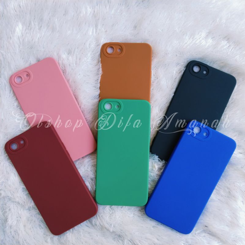 SOFTCASE MACARON OPPO A83 CASE PRO CAMERA SLIKON CASING FULL PELINDUNG CAMERA