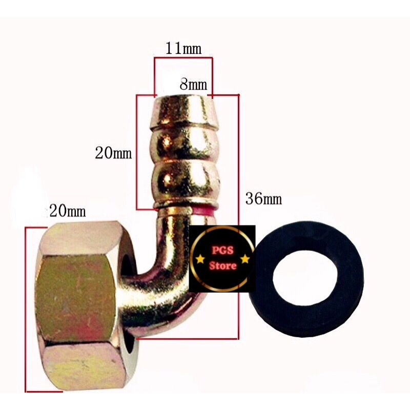 Nepel Elbow Sambungan Selang Gas Kompor Tanam Modena/Azalea/Delizia/Domo/Linea/BlueGas