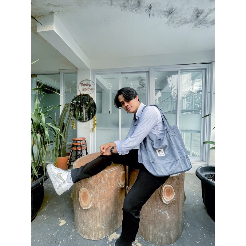 TOTEBAG CORDUROY/TOTEBAG PRIA WANITA/TOTBAG AESTHETIC/TAS CEWE/TAS SELEMPANG