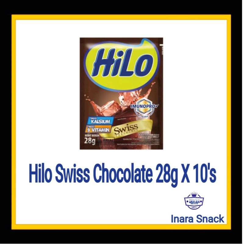 

Hilo Swiss Chocolate 28gr x 10 sachet