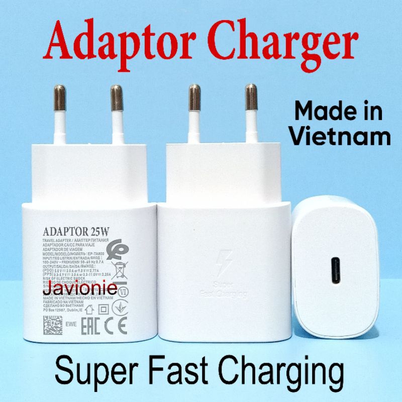 Adaptor Kepala Charger Casan Cas S4MSUNG Galaxy Z FLIP 3 / Z FLIP 4 5G 25W 45W Super Fast Charging USB C TO TYPE C