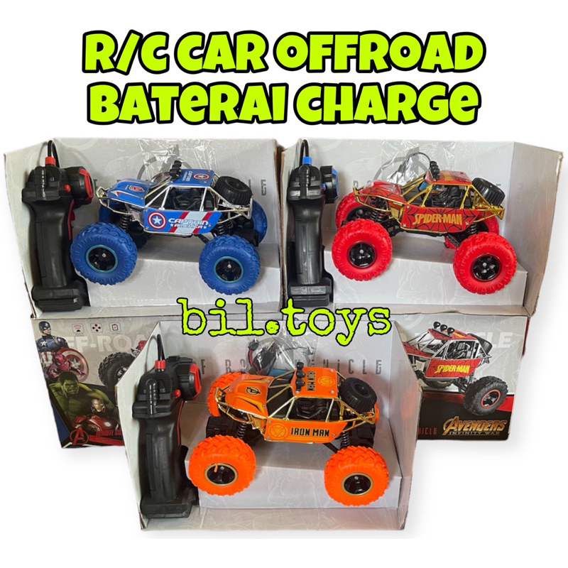 MAINAN ANAK MOBIL REMOTE CONTROL RC AVENGERS ROCK CRAWLER SUPER HIGH SPEED CLIMBING RC OFF ROAD MOBIL REMOT ANAK KADO