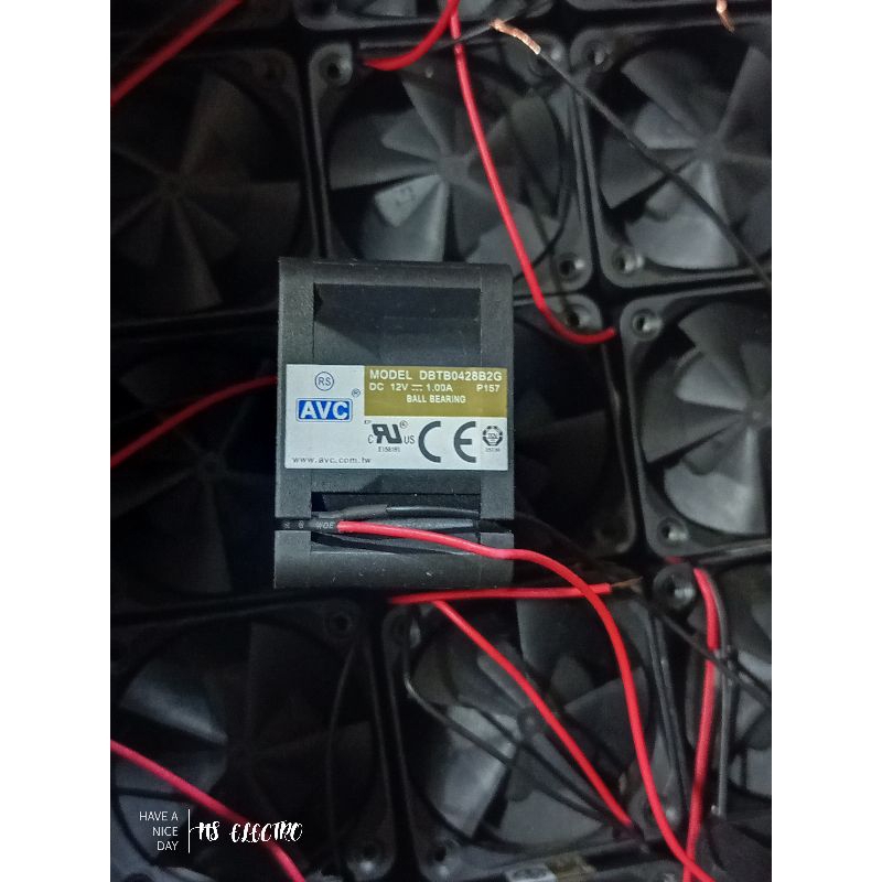 kipas dc 4cm 12v 1.00A AVC high speed