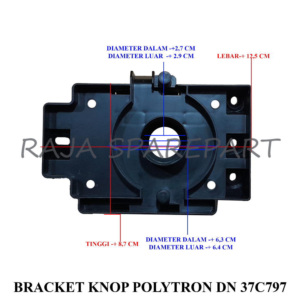 BRACKET MESIN CUCI/TATAKAN TIMER/BRACKET KNOP POLYTRON DN 37C797