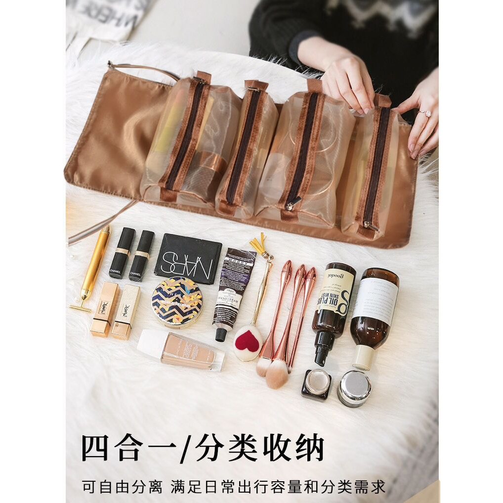 Tas Kosmetik Portable Makeup Bag Travel Pouch Storage Organizer