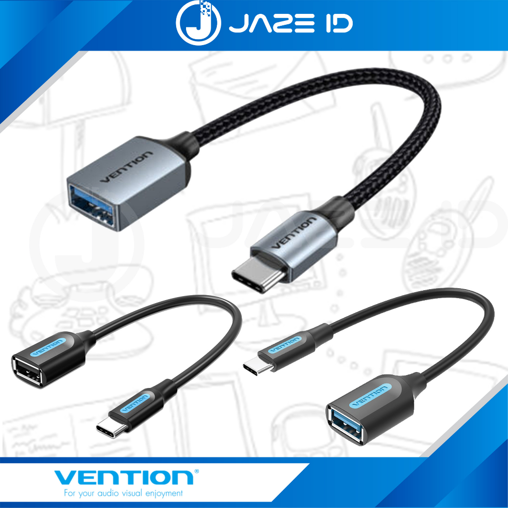 Vention Kabel OTG USB Type C to USB 3.0 Female Braided Cable Adapter